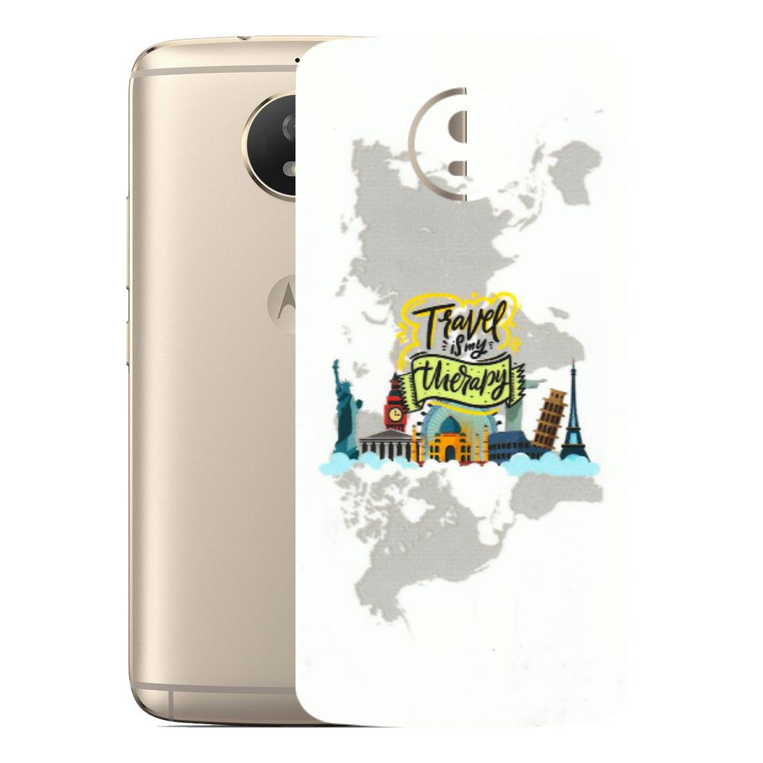 Motorola Phone Skins (All Models) - Travel Therapy - 3D Embossed Finish (L-199) Motorola Moto G5S