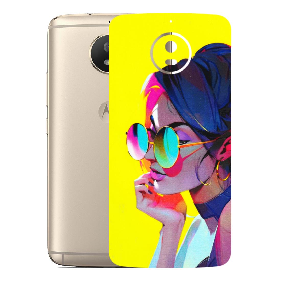 Motorola Phone Skins (All Models) - Bold Stylish Girl - 3D Embossed Finish (L-222) Motorola Moto G5S