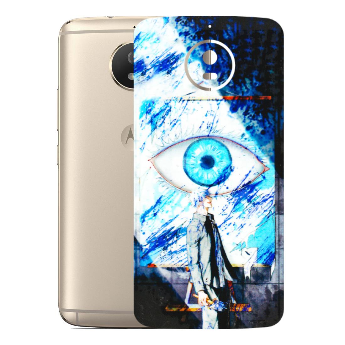 Motorola Phone Skins (All Models) - Gojo Satoru evil eye - 3D Embossed Finish (L-239) Motorola Moto G5S