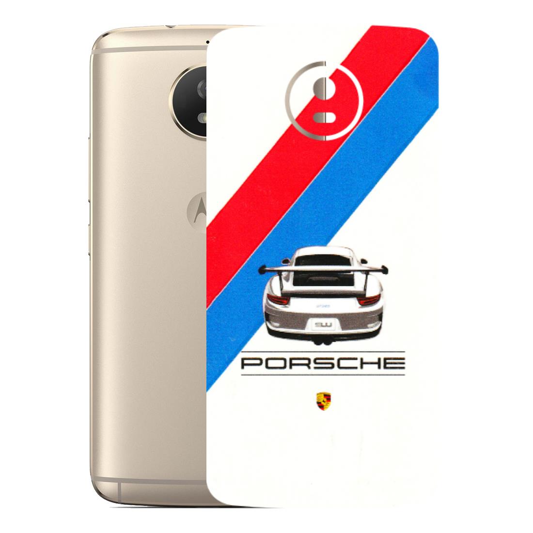 Motorola Phone Skins (All Models) - Porche Car Sober Logo - 3D Embossed Finish (L-248) Motorola Moto G5S