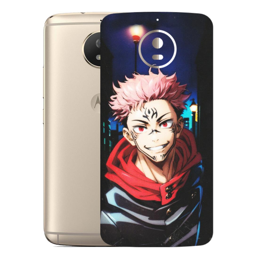 Motorola Phone Skins (All Models) - Yuji Itadori Funny Face Anime - Matte Finish (M-152) Motorola Moto G5S
