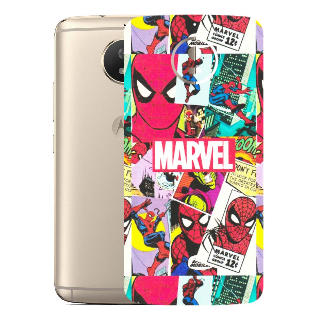 Motorola Phone Skins (All Models) - Marvel Comic Spiderman Grafitti - Matte Finish (M-72) Motorola Moto G5S