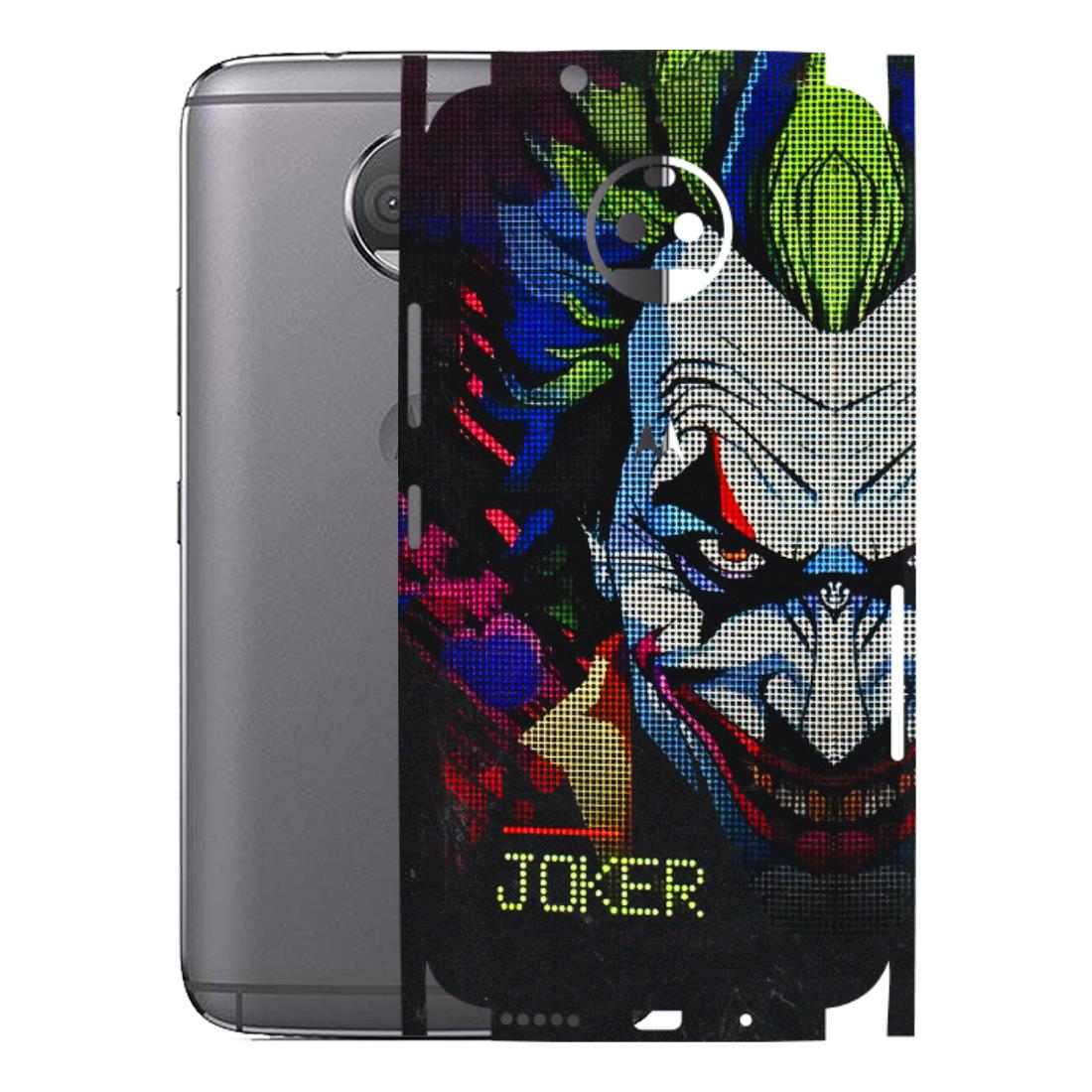 Motorola Phone Skins (All Models) - Joker Dot Matrix - 3D Embossed Finish (L-08) Motorola Moto G5S Plus