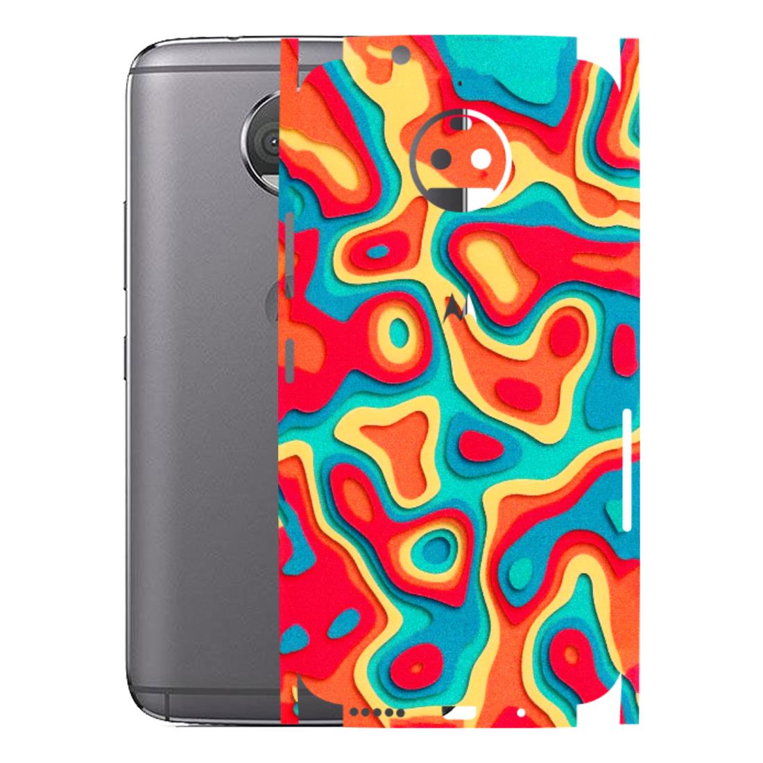 Motorola Phone Skins (All Models) - Abstract Swirl - 3D Embossed Finish (L-150) Motorola Moto G5S Plus