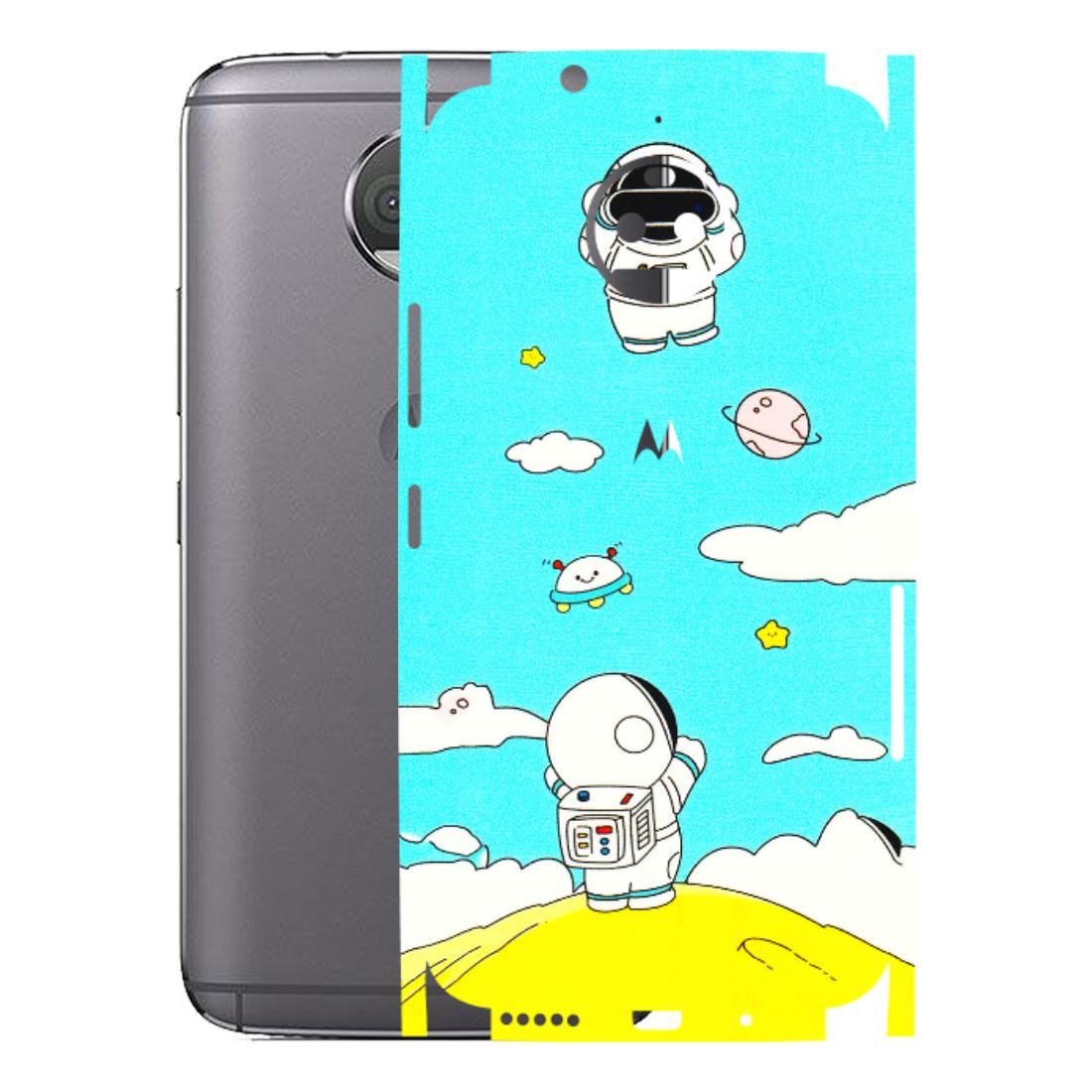Motorola Phone Skins (All Models) - Blue Skies Astro Float - 3D Embossed Finish (L-230) Motorola Moto G5S Plus