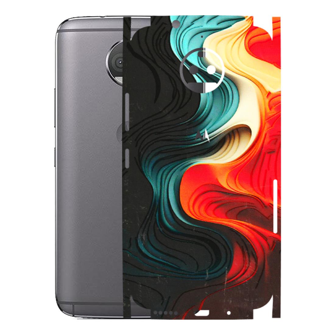 Motorola Phone Skins (All Models) - The Silky Swirl - 3D Embossed Finish (L-240) Motorola Moto G5S Plus