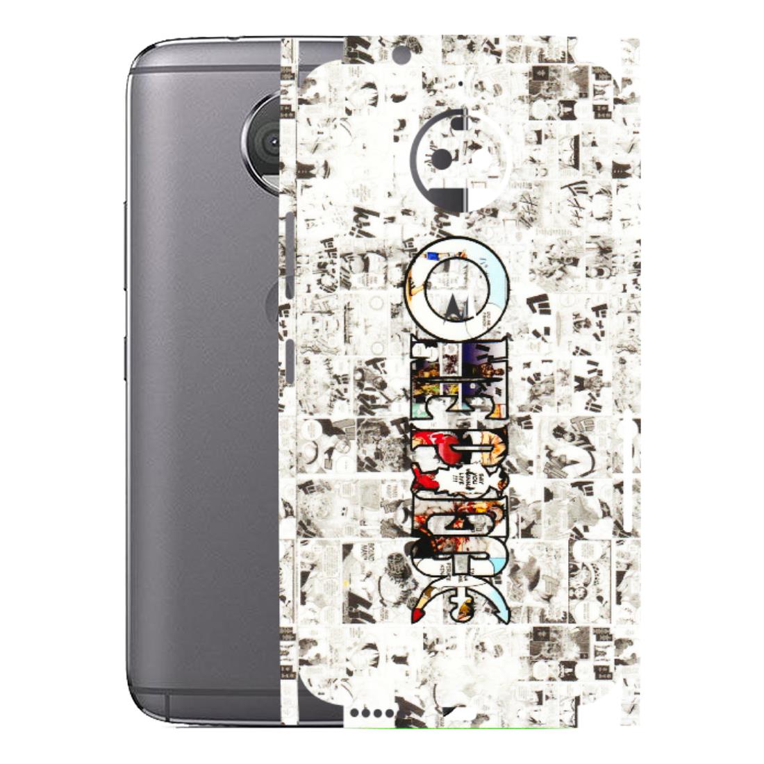 Motorola Phone Skins (All Models) - One Piece Manga - 3D Embossed Finish (L-26) Motorola Moto G5S Plus