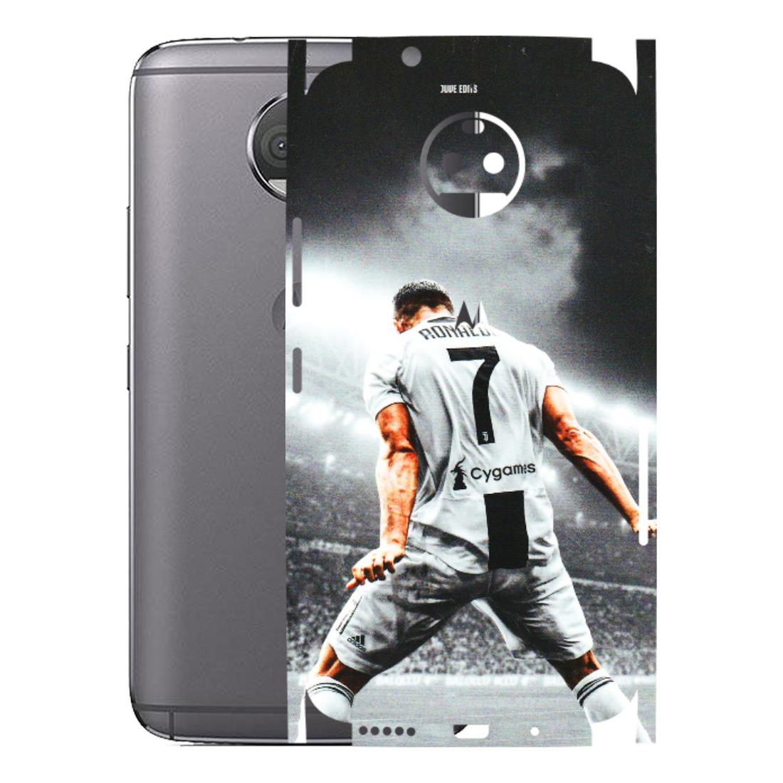 Motorola Phone Skins (All Models) - Ronaldo CR7 Crazy - 3D Embossed Finish (L-44) Motorola Moto G5S Plus