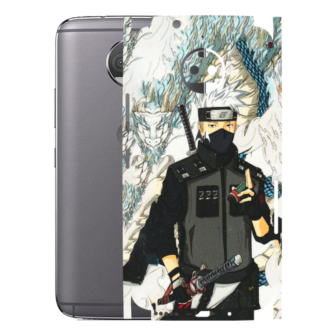 Motorola Phone Skins (All Models) - Kakashi Hatake Naruto Anime - 3D Embossed Finish (L-46) Motorola Moto G5S Plus