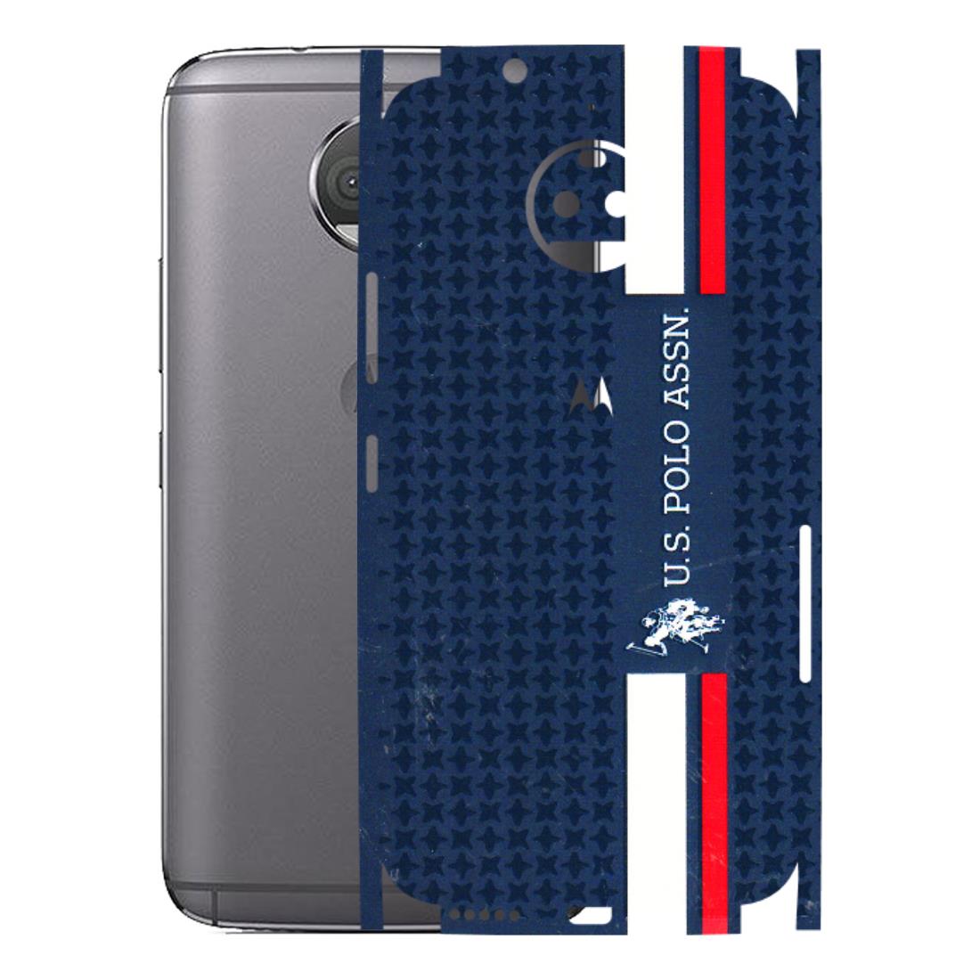 Motorola Phone Skins (All Models) - US POLO Designer Brand - 3D Embossed Finish (L-65) Motorola Moto G5S Plus