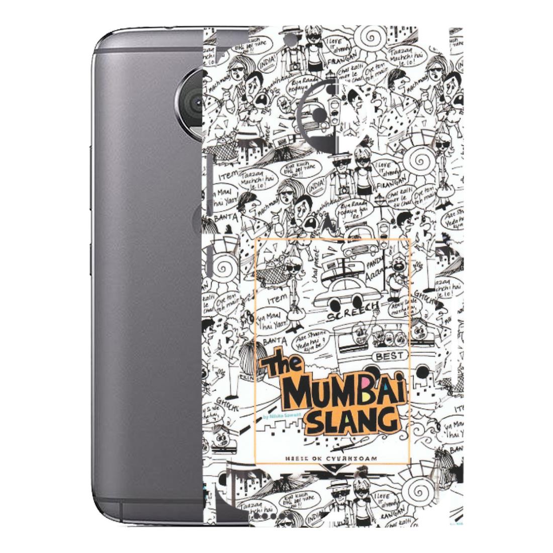 Motorola Phone Skins (All Models) - The Mumbai Slang - Matte Finish (M-142) Motorola Moto G5S Plus