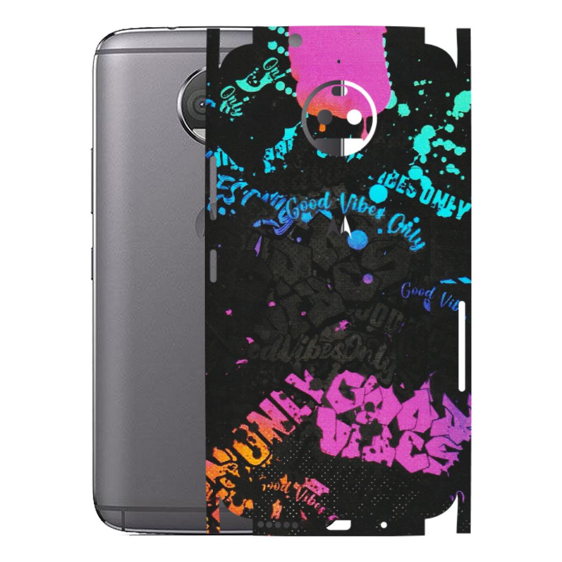 Motorola Phone Skins (All Models) - Majestic Black Vibes - Matte Finish (M-62) Motorola Moto G5S Plus