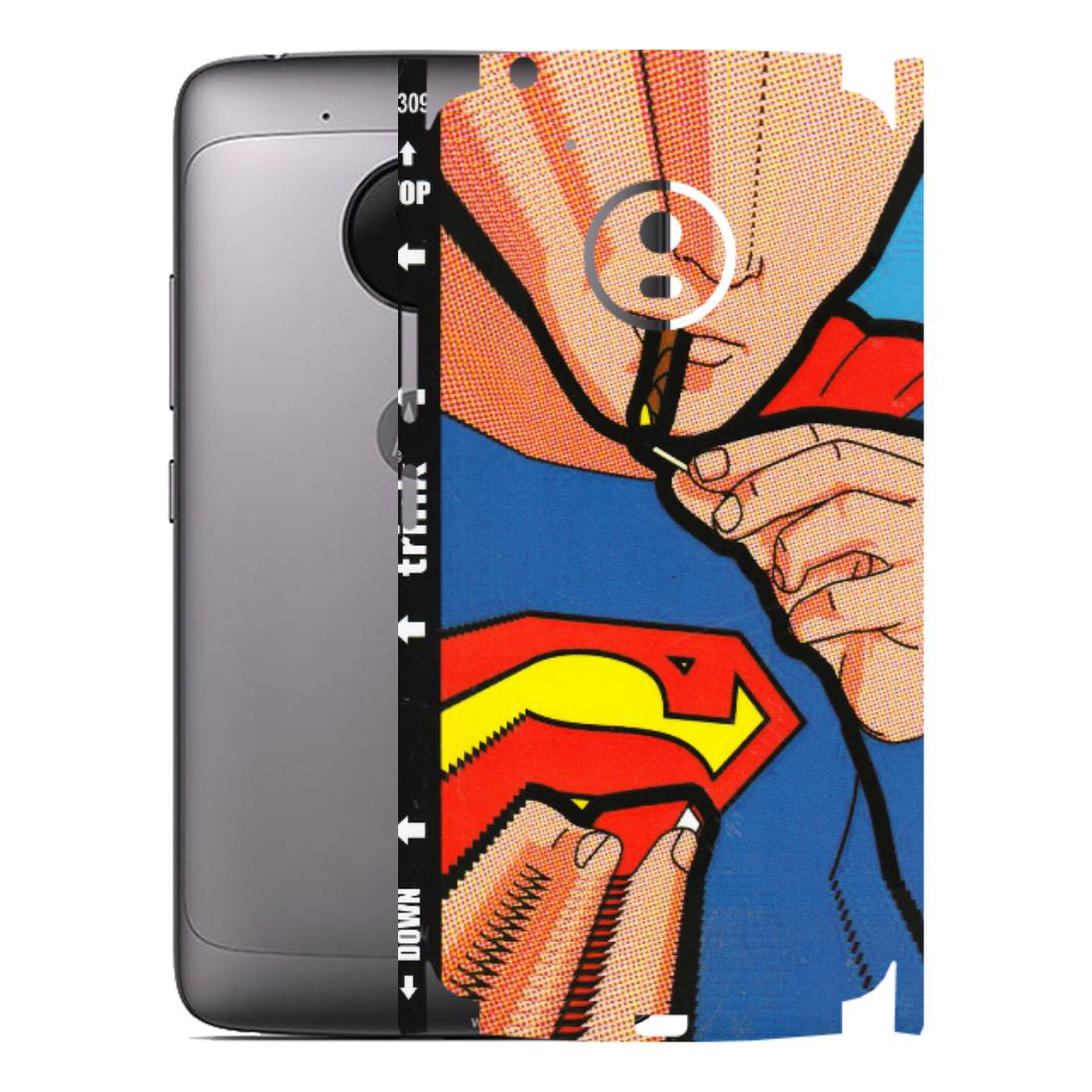 Motorola Phone Skins (All Models) - Superman Sutta - 3D Embossed Finish (L-130) Motorola Moto G5