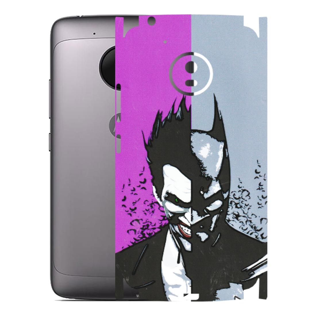 Motorola Phone Skins (All Models) - Batman & Joker - 3D Embossed Finish (L-143) Motorola Moto G5