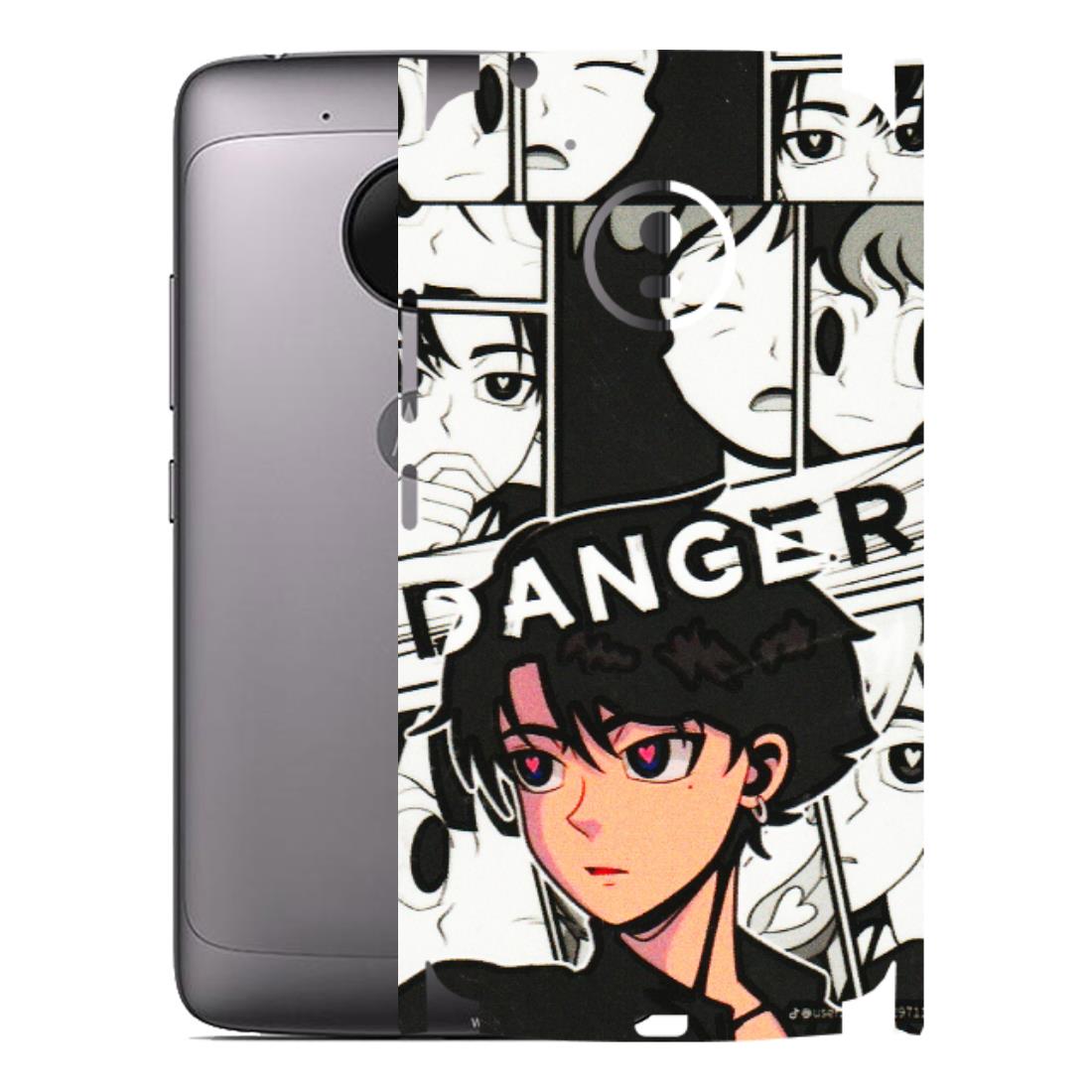 Motorola Phone Skins (All Models) - Danger Anime - 3D Embossed Finish (L-155) Motorola Moto G5