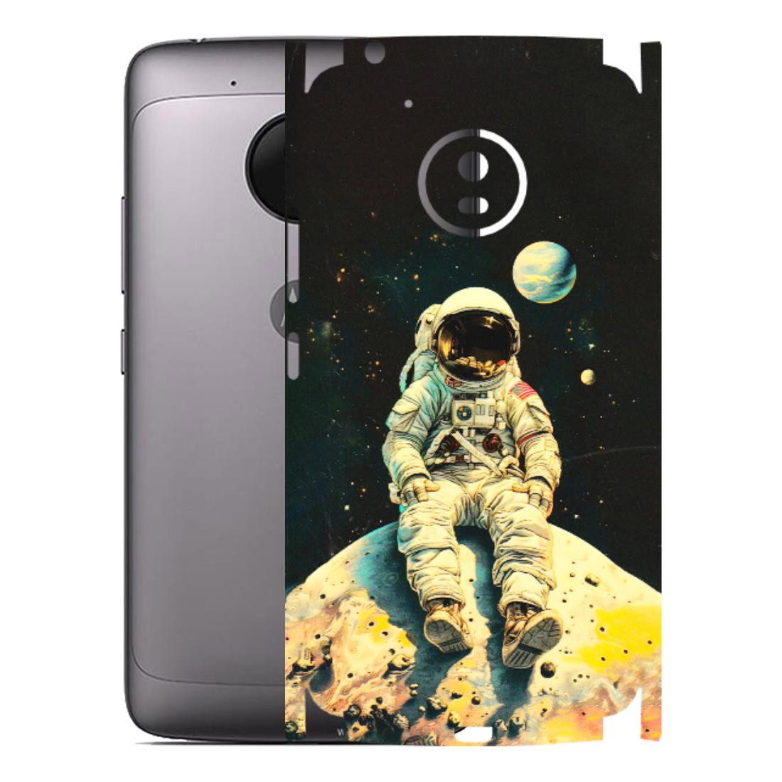 Motorola Phone Skins (All Models) - Astronaut in Space - 3D Embossed Finish (L-16) Motorola Moto G5