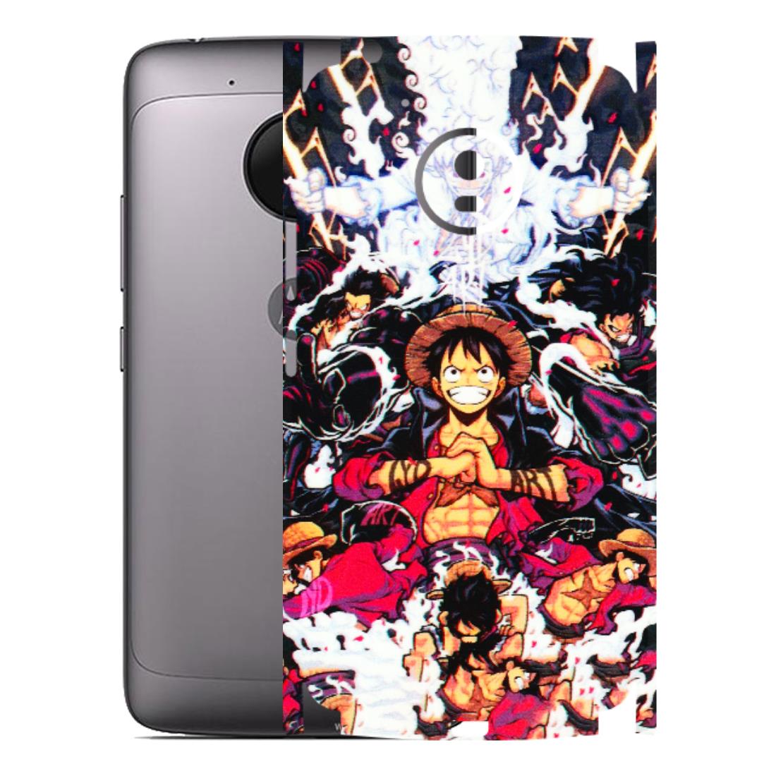 Motorola Phone Skins (All Models) - Luffy Anime Character - 3D Embossed Finish (L-203) Motorola Moto G5