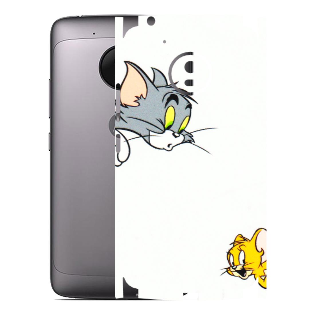 Motorola Phone Skins (All Models) - Cute Tom And Jerry - 3D Embossed Finish (L-220) Motorola Moto G5