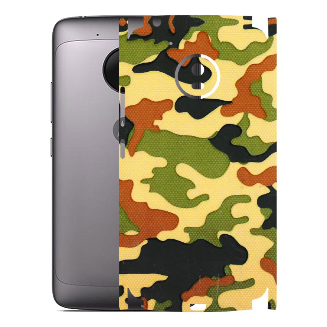 Motorola Phone Skins (All Models) - Indian Military - 3D Embossed Finish (L-234) Motorola Moto G5