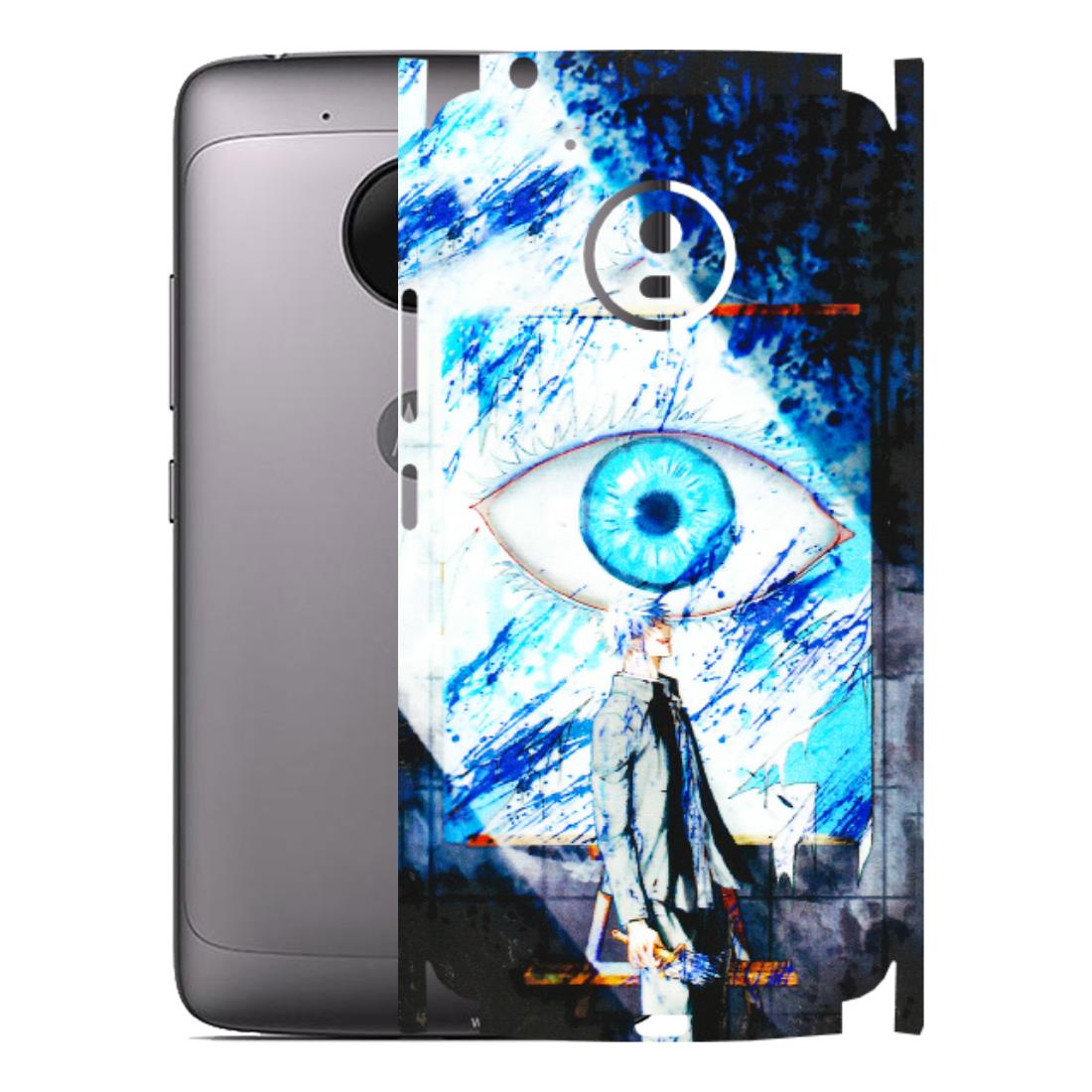 Motorola Phone Skins (All Models) - Gojo Satoru evil eye - 3D Embossed Finish (L-239) Motorola Moto G5