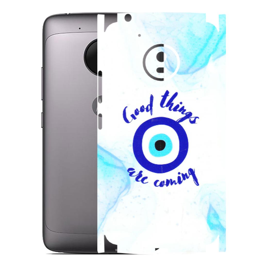 Motorola Phone Skins (All Models) - Evil Eye Good Things Are Coming - 3D Embossed Finish (L-322) Motorola Moto G5