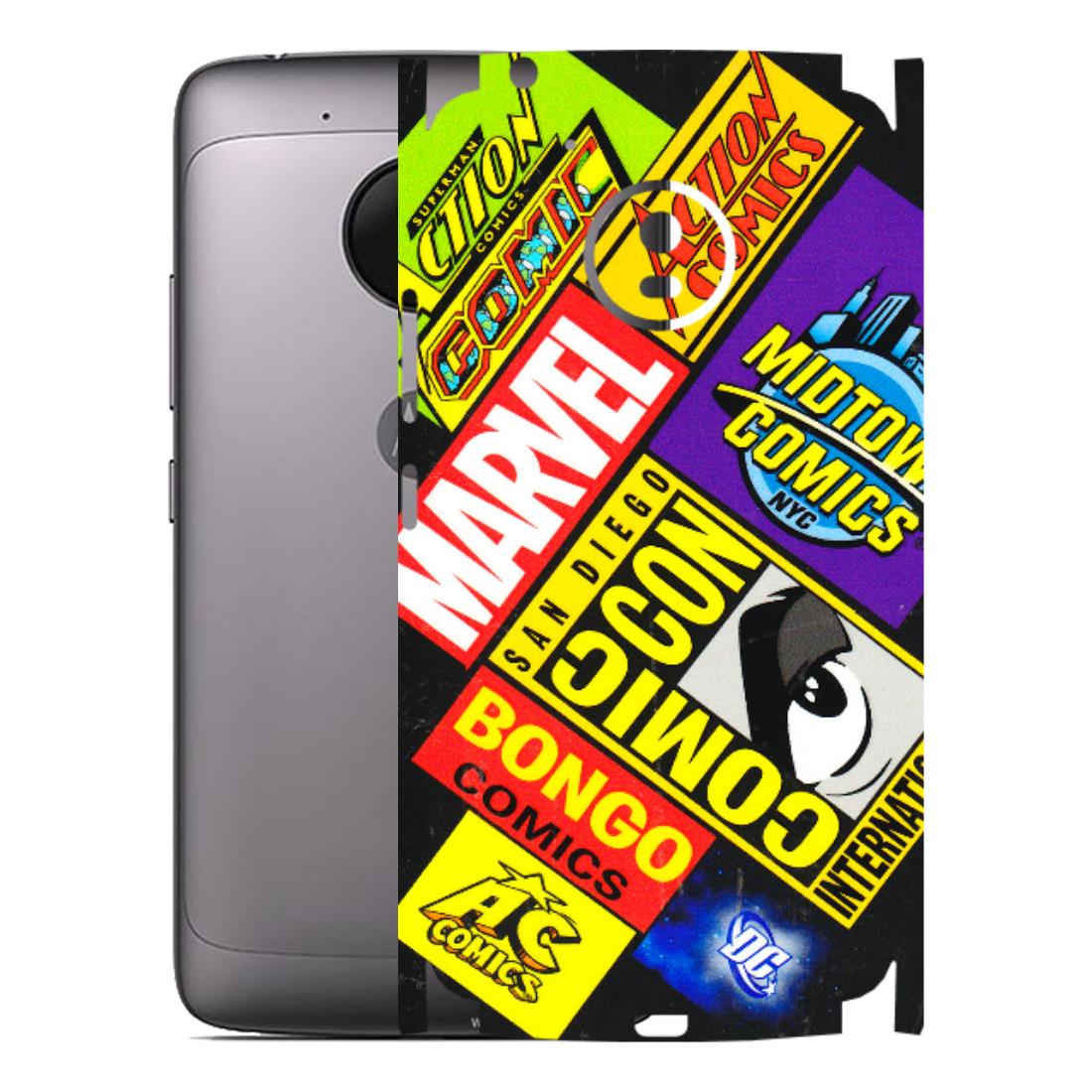 Motorola Phone Skins (All Models) - Bongo Comic Con - 3D Embossed Finish (L-325) Motorola Moto G5