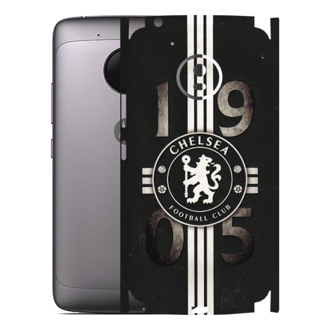 Motorola Phone Skins (All Models) - Chelsea Fan Club - 3D Embossed Finish (L-36) Motorola Moto G5