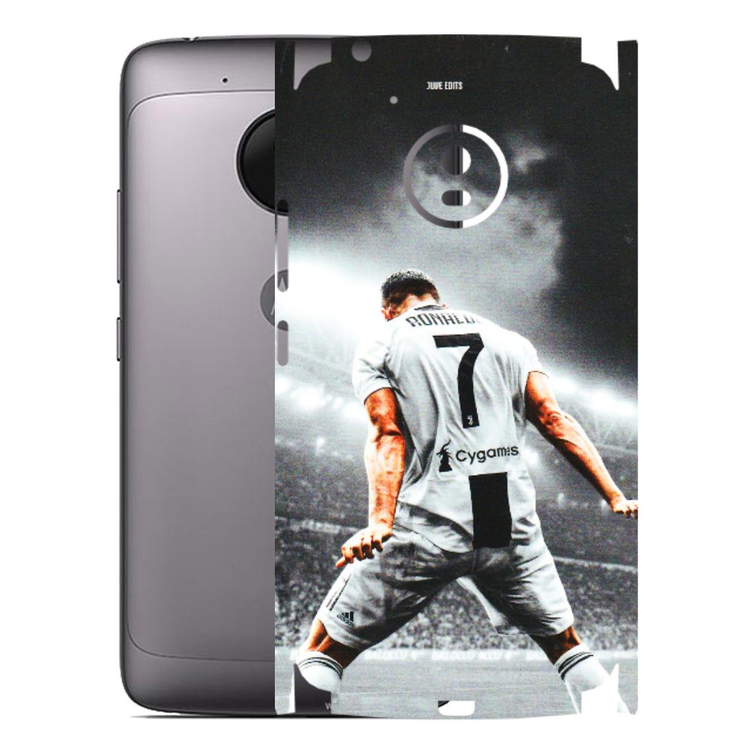 Motorola Phone Skins (All Models) - Ronaldo CR7 Crazy - 3D Embossed Finish (L-44) Motorola Moto G5