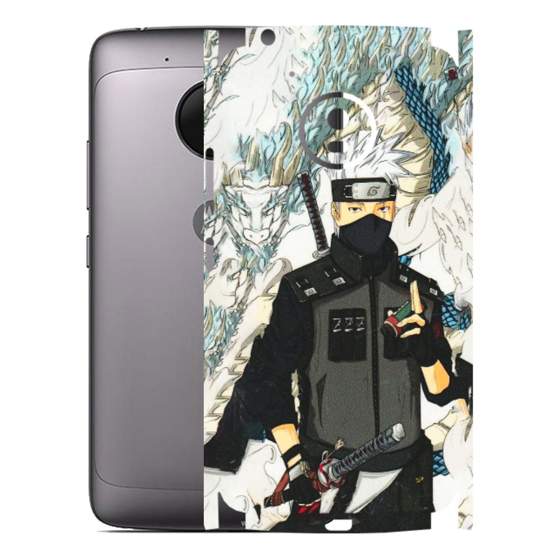 Motorola Phone Skins (All Models) - Kakashi Hatake Naruto Anime - 3D Embossed Finish (L-46) Motorola Moto G5