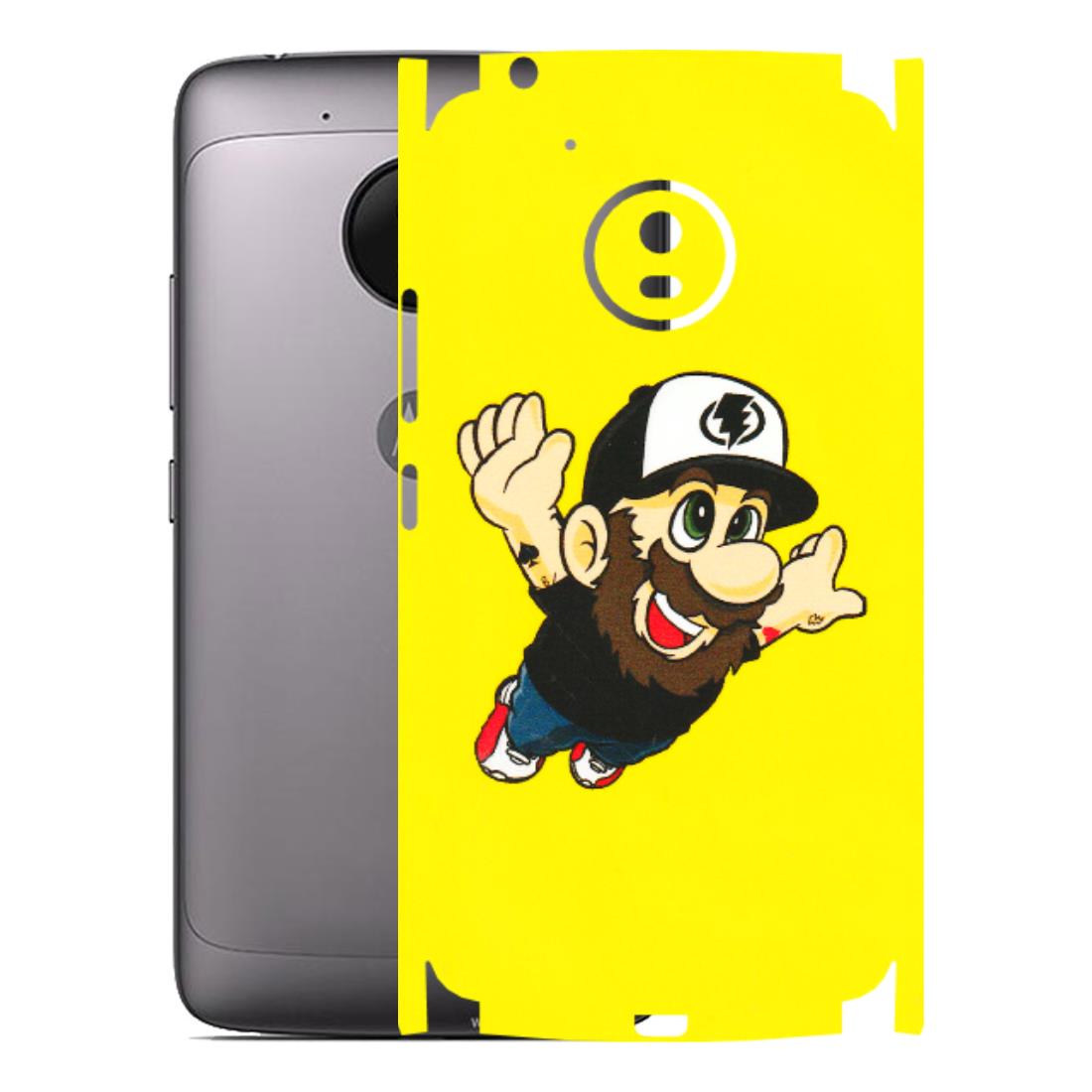 Motorola Phone Skins (All Models) - Flying Beardo - 3D Embossed Finish (L-60) Motorola Moto G5