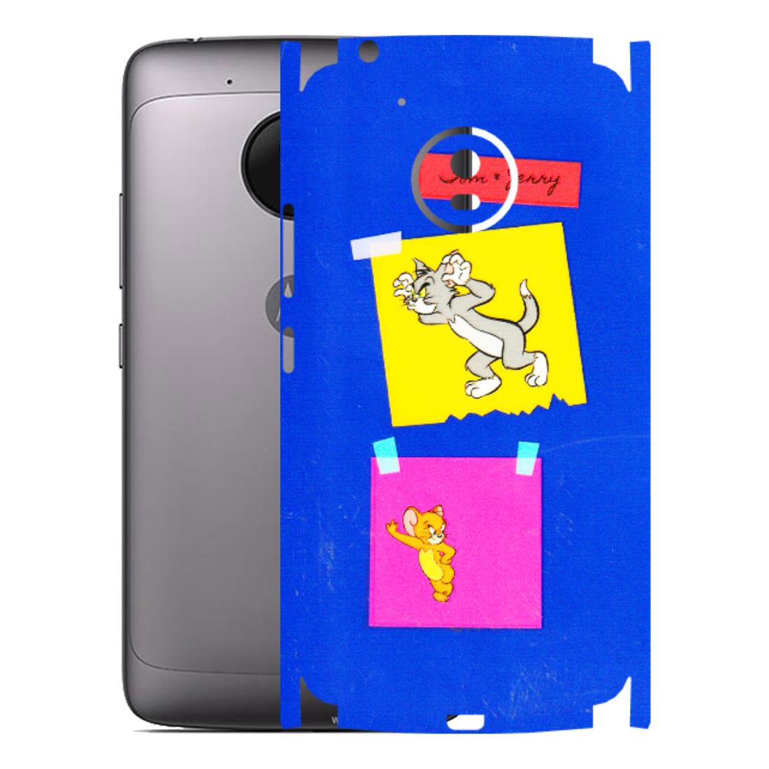 Motorola Phone Skins (All Models) - Tom N Jerry Sticky Notes - 3D Embossed Finish (L-88) Motorola Moto G5