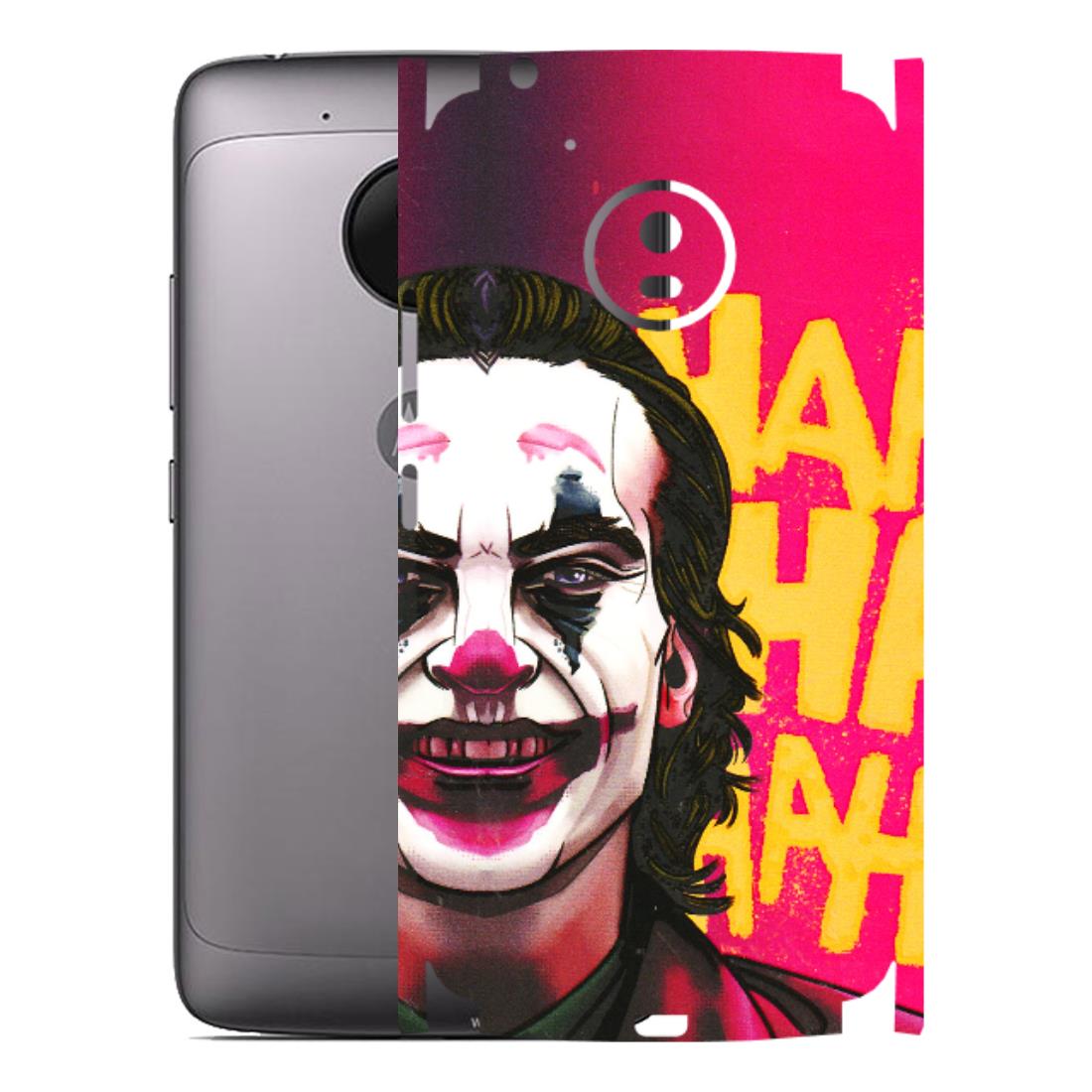 Motorola Phone Skins (All Models) - Joker Evil Laugh - 3D Embossed Finish (L-97) Motorola Moto G5