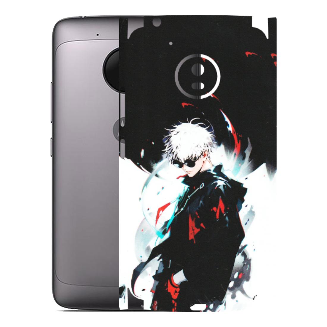 Motorola Phone Skins (All Models) - Gojo Powerful Charater Kaisen Anime - Matte Finish (M-144) Motorola Moto G5