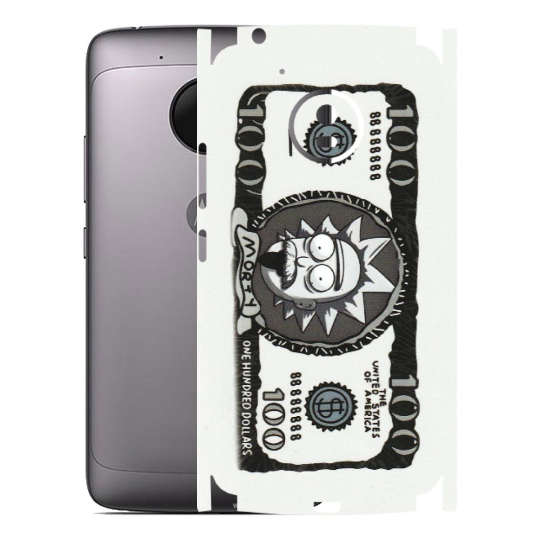 Motorola Phone Skins (All Models) - Rick And Morty Hundred Dollar Anime - Matte Finish (M-161) Motorola Moto G5