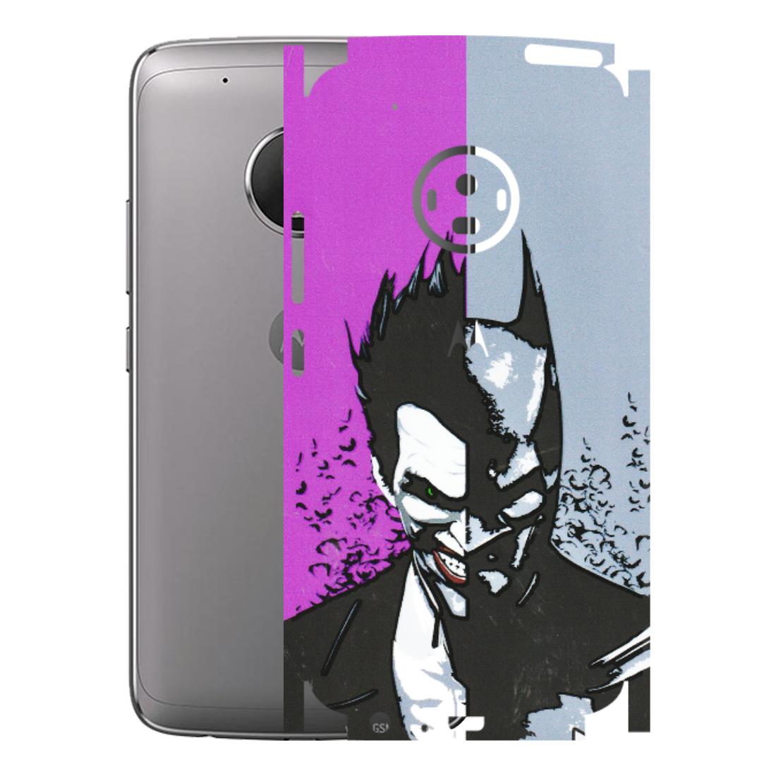 Motorola Phone Skins (All Models) - Batman & Joker - 3D Embossed Finish (L-143) Motorola Moto G5 Plus