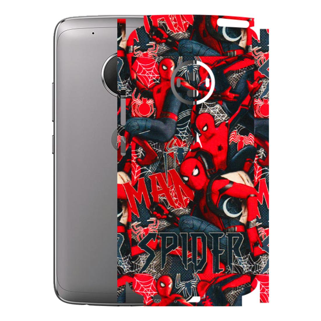 Motorola Phone Skins (All Models) - SpiderMan Cool - 3D Embossed Finish (L-188) Motorola Moto G5 Plus