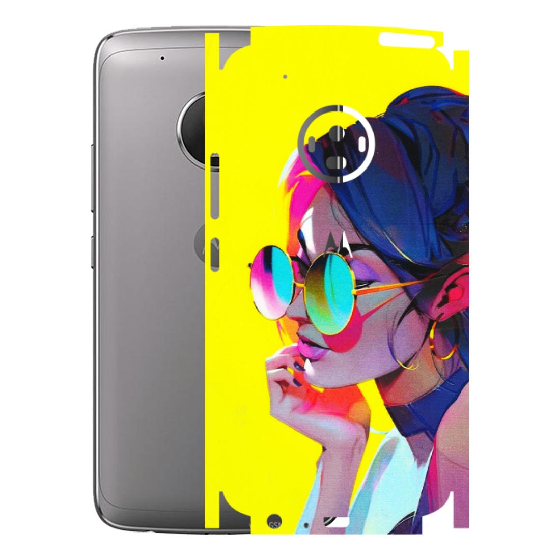 Motorola Phone Skins (All Models) - Bold Stylish Girl - 3D Embossed Finish (L-222) Motorola Moto G5 Plus