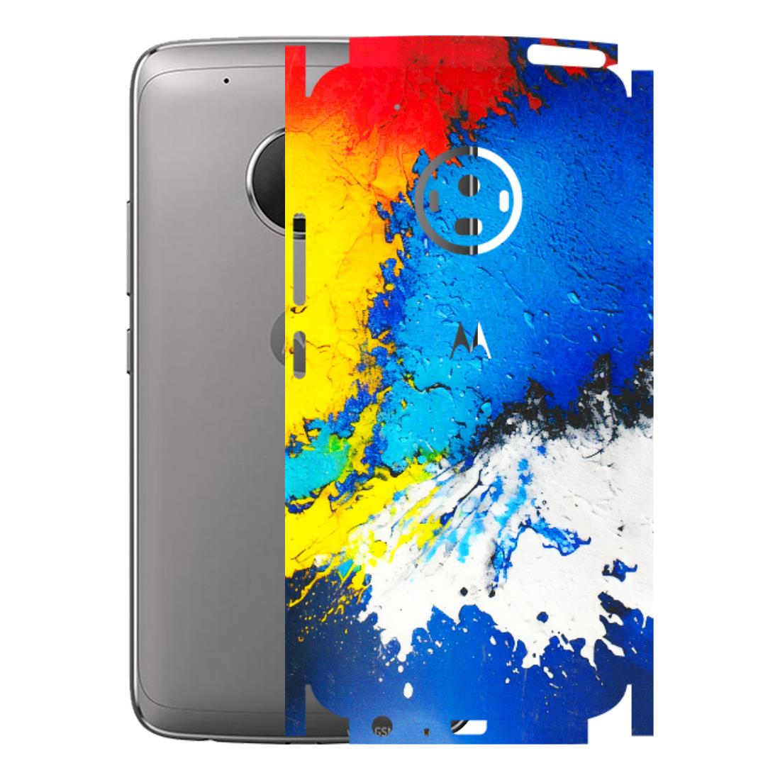 Motorola Phone Skins (All Models) - Acrylic Paint Spill - 3D Embossed Finish (L-229) Motorola Moto G5 Plus