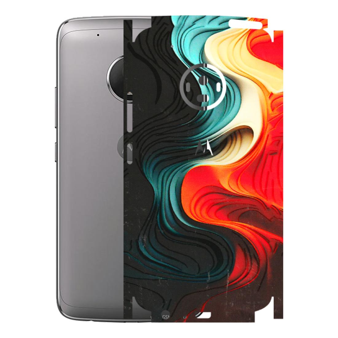 Motorola Phone Skins (All Models) - The Silky Swirl - 3D Embossed Finish (L-240) Motorola Moto G5 Plus