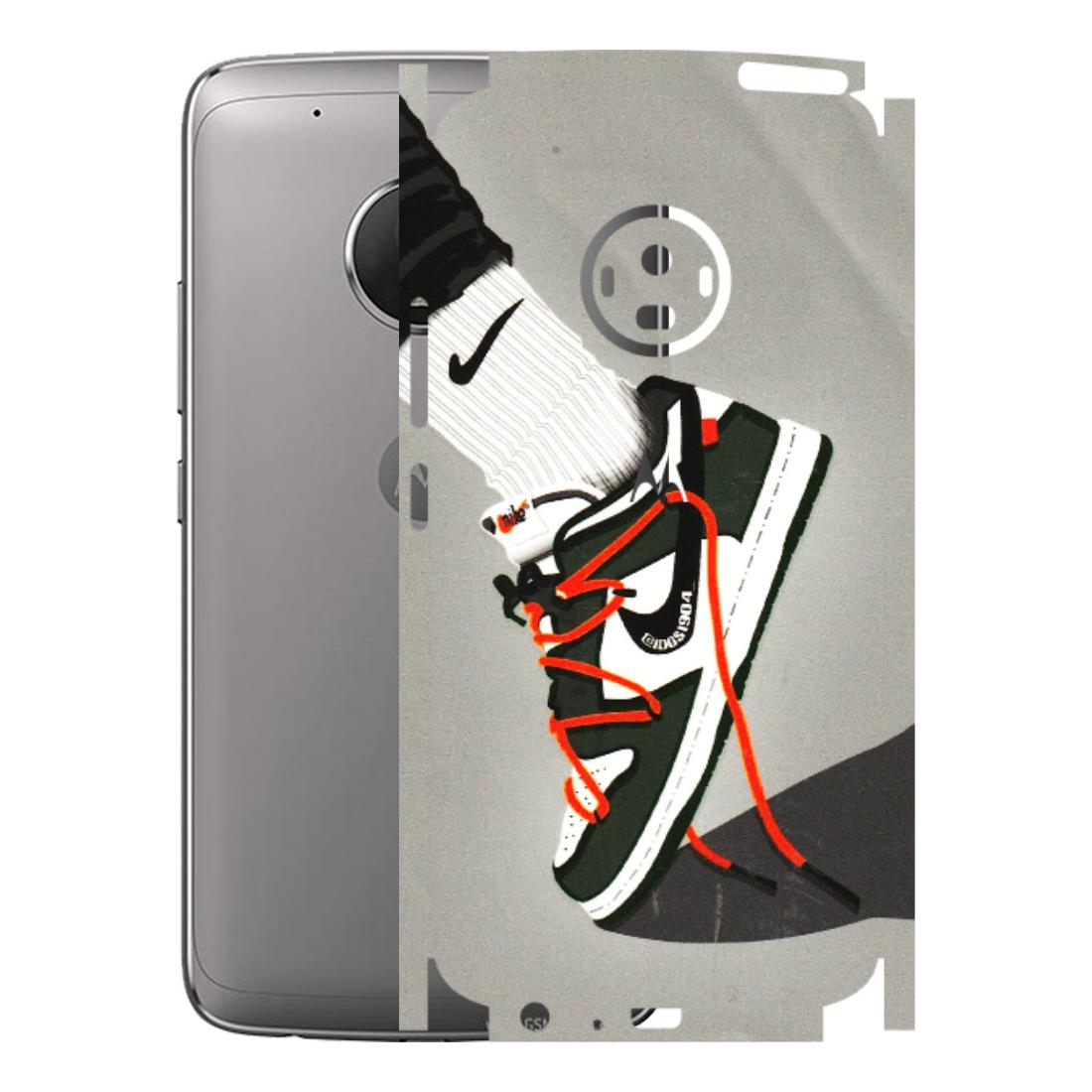 Motorola Phone Skins (All Models) - New Grey Sneaker - 3D Embossed Finish (L-261) Motorola Moto G5 Plus
