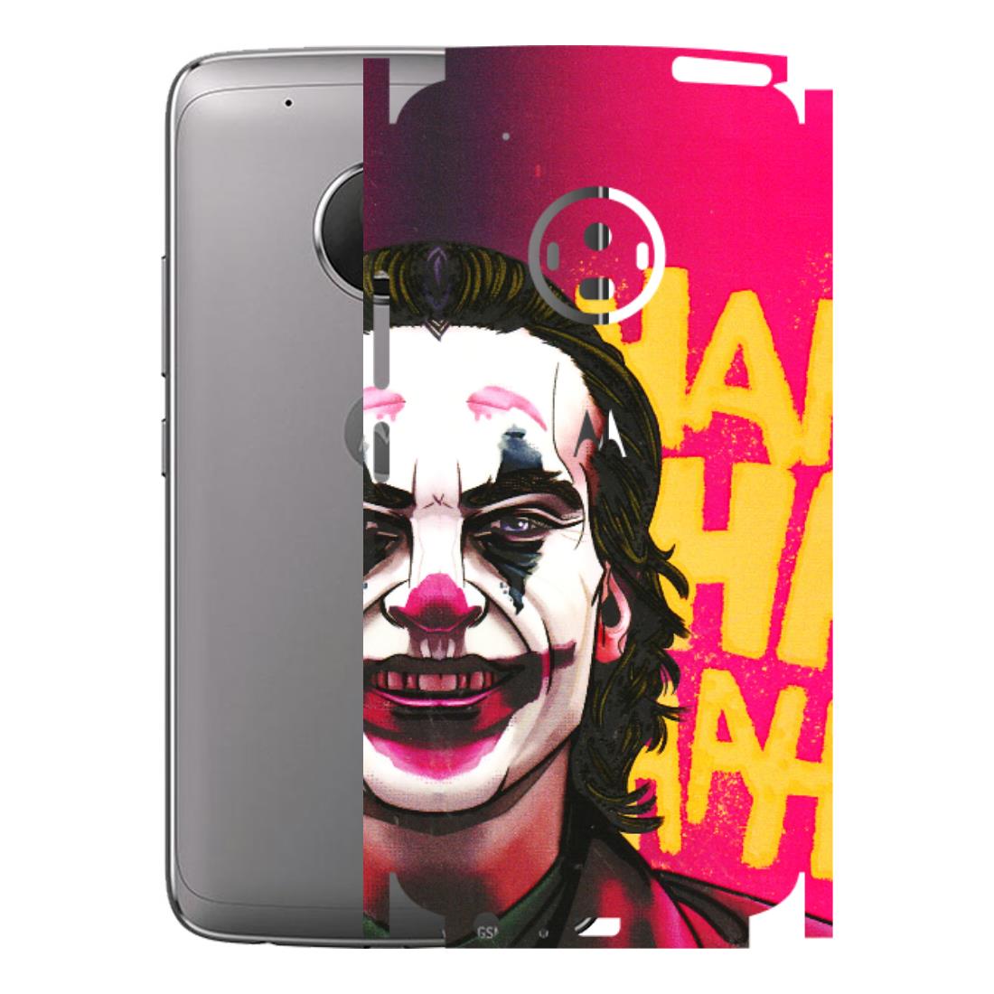 Motorola Phone Skins (All Models) - Joker Evil Laugh - 3D Embossed Finish (L-97) Motorola Moto G5 Plus