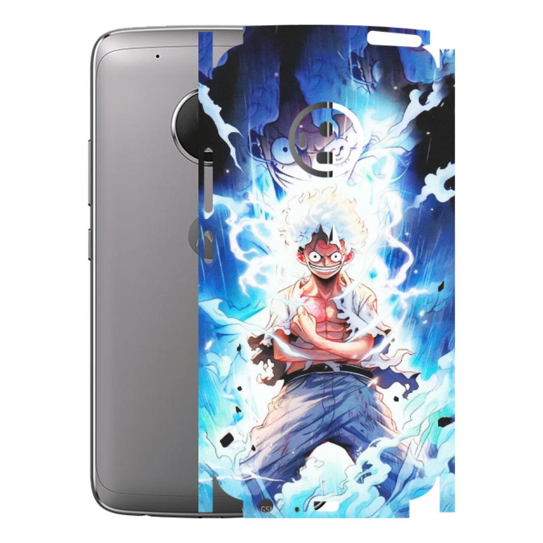 Motorola Phone Skins (All Models) - Blue Thunder Luffy Anime - Matte Finish (M-132) Motorola Moto G5 Plus