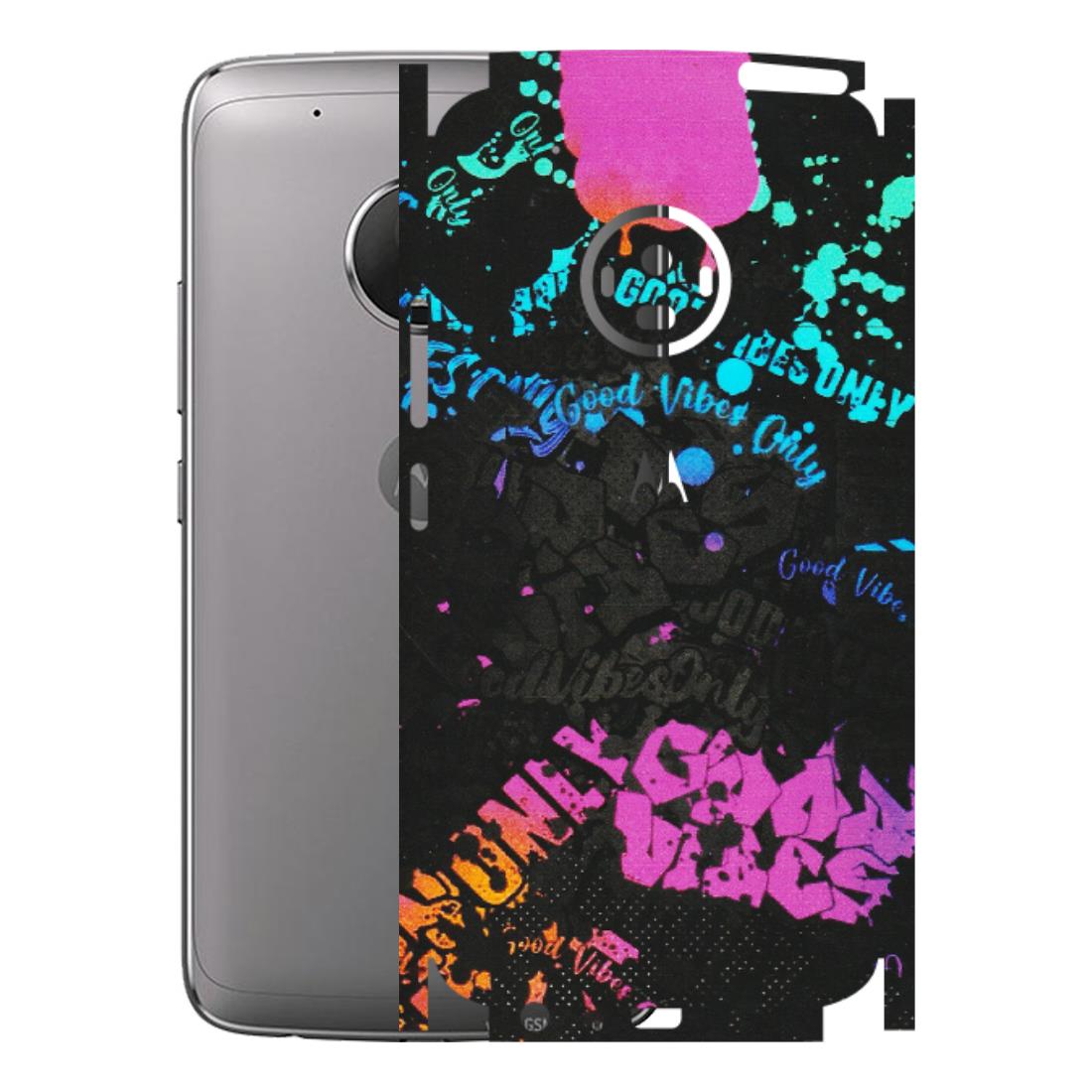 Motorola Phone Skins (All Models) - Majestic Black Vibes - Matte Finish (M-62) Motorola Moto G5 Plus