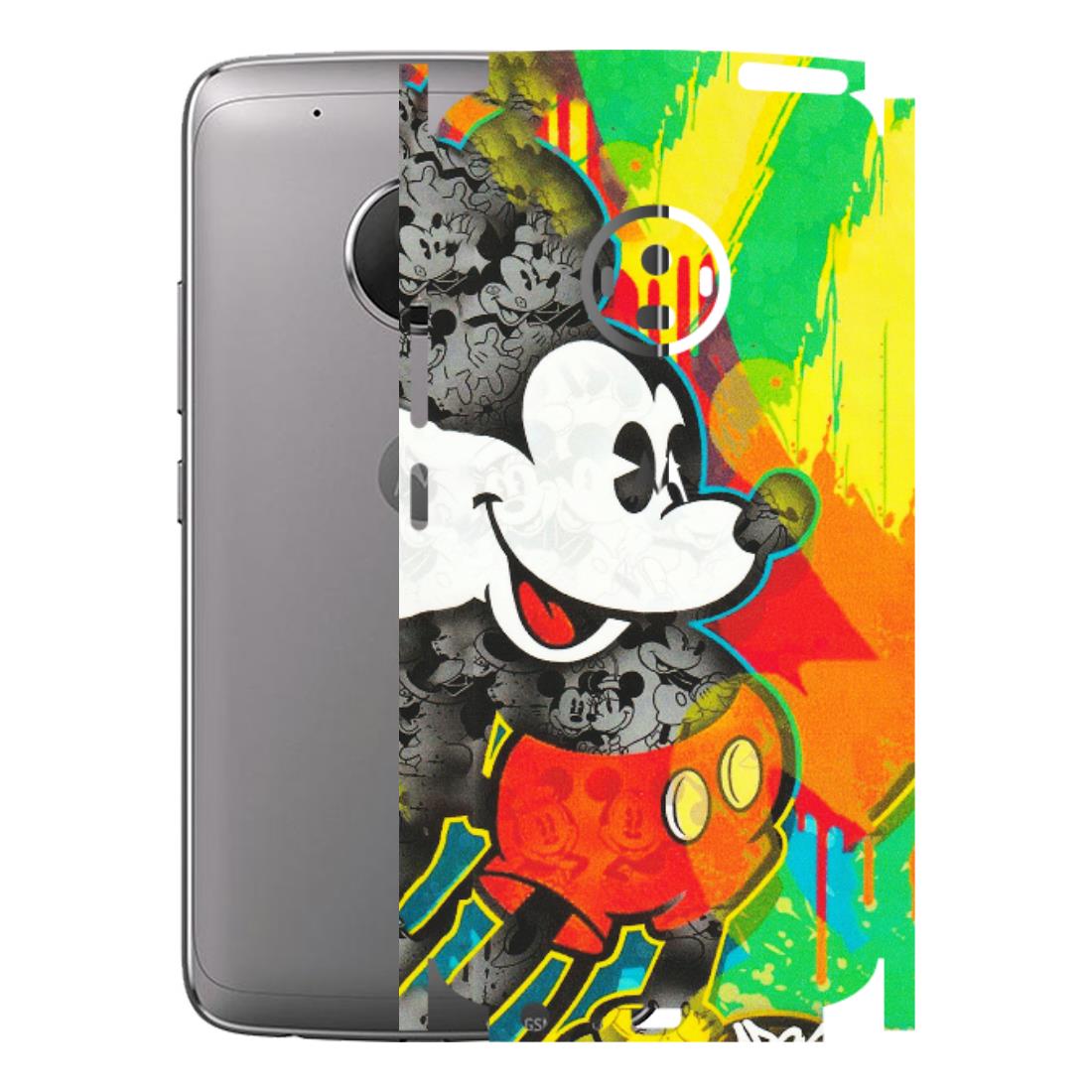 Motorola Phone Skins (All Models) - Multiple Mickey With Colourful Texture - Matte Finish (M-84) Motorola Moto G5 Plus
