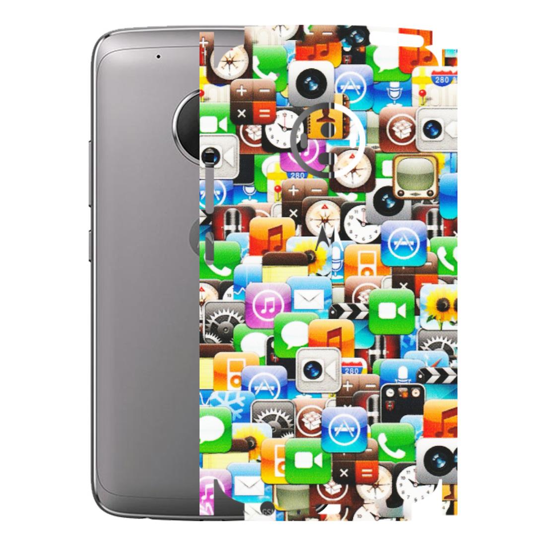 Motorola Phone Skins (All Models) - All Apple Icons - Matte Finish (M-93) Motorola Moto G5 Plus