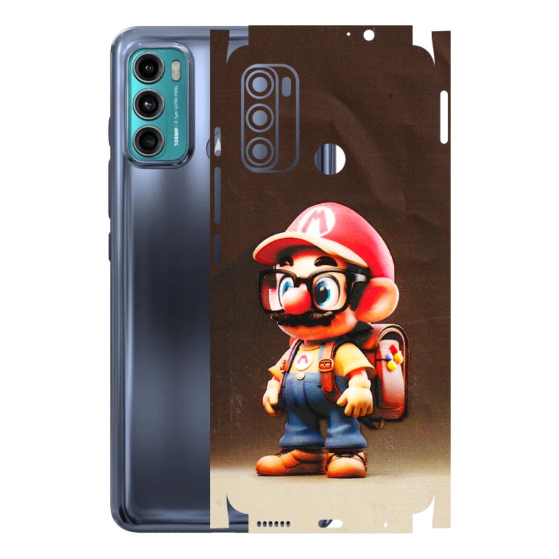 Motorola Phone Skins (All Models) - Little Mario - 3D Embossed Finish (L-119) Motorola Moto G60