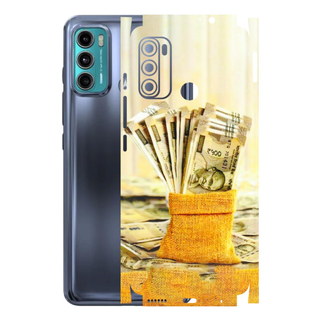 Motorola Phone Skins (All Models) - Show Me The Money - 3D Embossed Finish (L-52) Motorola Moto G60