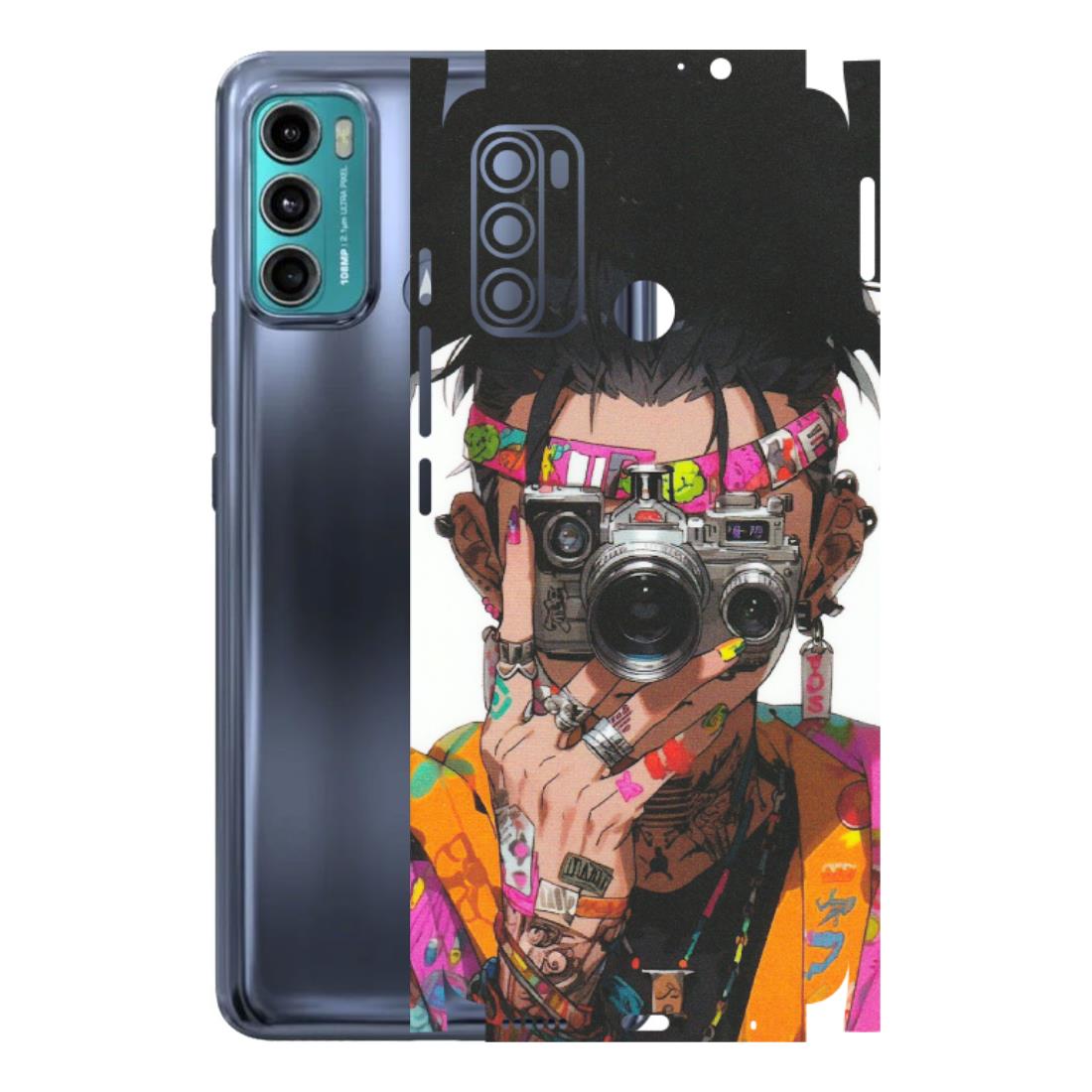 Motorola Phone Skins (All Models) - Camera Lover Girl - Matte Finish (M-09) Motorola Moto G60
