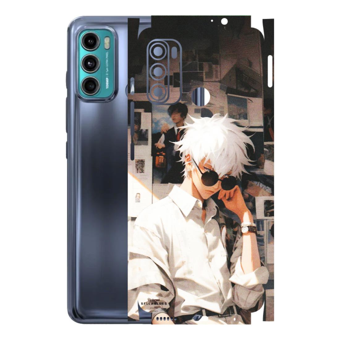 Motorola Phone Skins (All Models) - Gojo Satoru Jujustu Kaisen Anime - Matte Finish (M-156) Motorola Moto G60