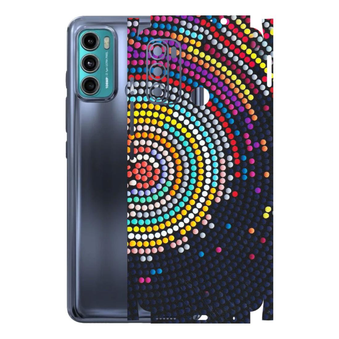 Motorola Phone Skins (All Models) - Rainbow Dot Mandala - Matte Finish (M-97) Motorola Moto G60